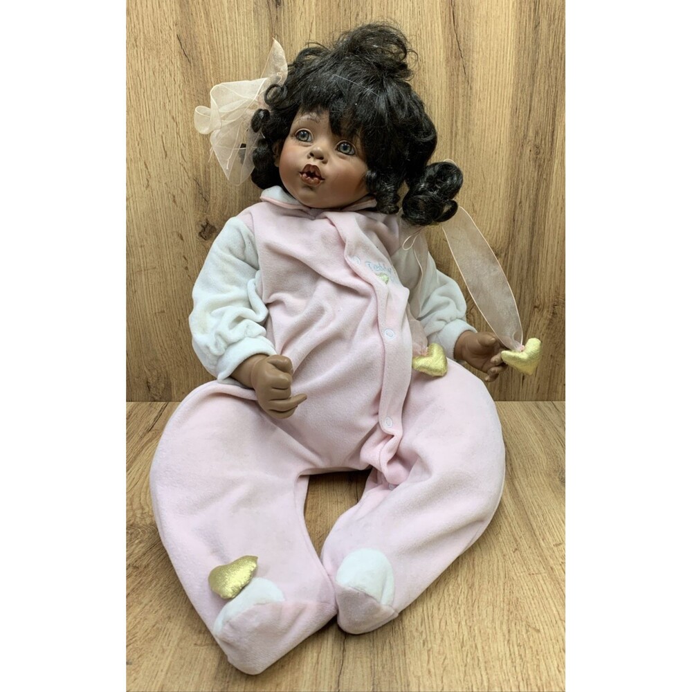 Fayzah Spanos Mommys Teddy Lovin Kisses AA Doll 2000 Vtg Rare Ltd Ed 125/1000